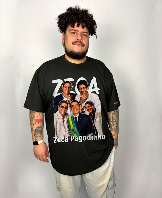 Camiseta Manga Curta Zeca Pagodinho